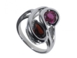 Кольцо, серебро 925, гранат,рубин синт 004 02 21ksp-00257 2010 г инфо 4262w.